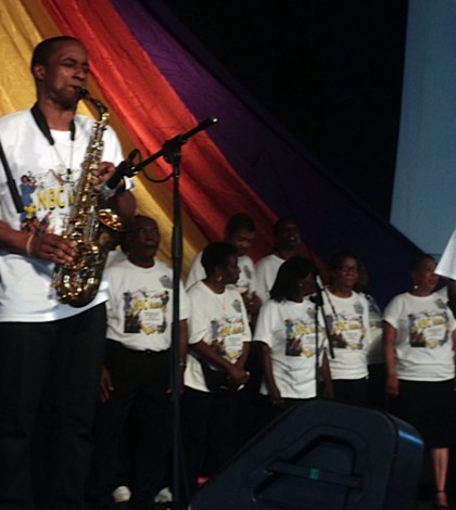 Local church sings praises at Jazz Fest