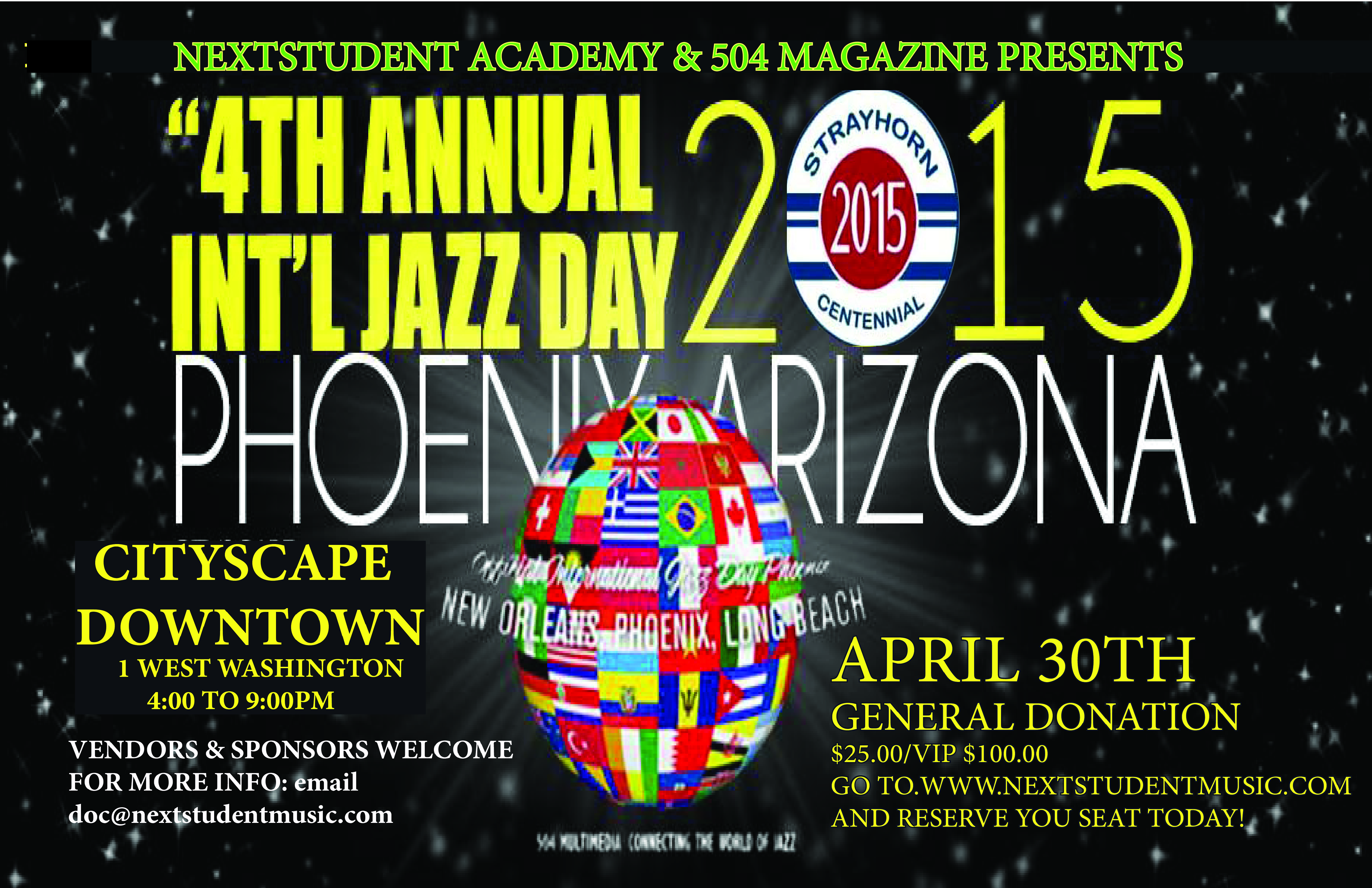 Official 4th Annual International Jazz Day AZ